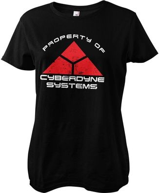 Terminator Cyberdyne Systems Girly Tee Damen T-Shirt Black