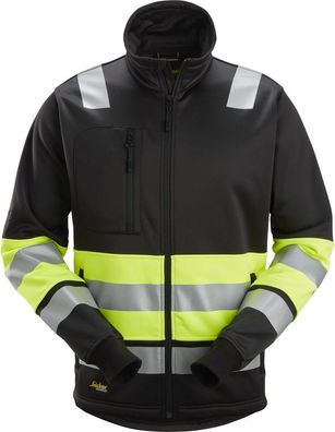 Snickers Warnschutzjacke High-Vis, Reißverschluss Arbeitsjacke, Kl. 1