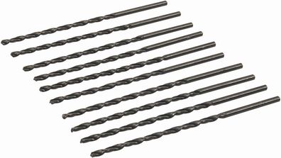 Silverline Bohrer HSS-R-Bohrer, metrisch, extra lang, 10er-Pckg