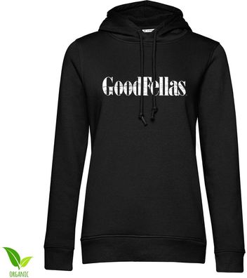 Goodfellas Cracked Logo Girls Hoodie Damen Black
