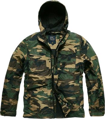 Vintage Industries Outdoorjacke Levin Jacket Woodland Camo