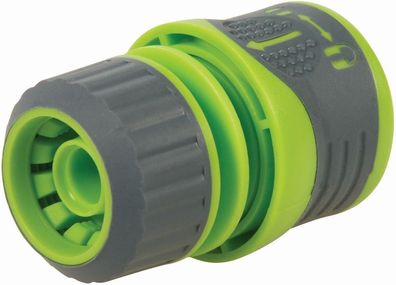 Silverline Gartenpflege Schlauchkupplung mit weichen Griffmulden 1/2 Zoll