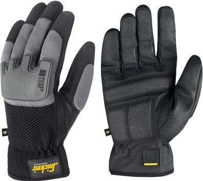 Snickers Arbeitshandschuhe Power Core Handschuhe Schwarz/Steingrau