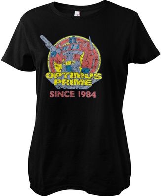 Transformers Optimus Prime - Since 1984 Girly Tee Damen T-Shirt Black