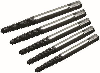 Silverline Gewindeschneidwerkzeuge Schraubenausdreher, 5-tlg. Satz 3–18 mm