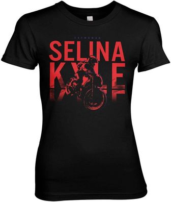 Batman Selina Kyle is Catwoman Girly Tee Damen T-Shirt Black