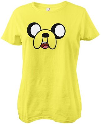 Adventure Time Jake The Dog Girly Tee Damen T-Shirt Yellow