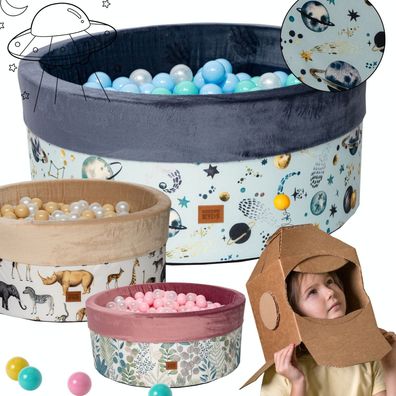 Bällebad 90x40 Golden Kids • sicheres Schaumstoff-Bällebad für Kinder mit CE