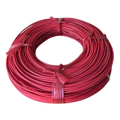 Peddigrohr rot, 2.5 mm, gerollt 250gr;