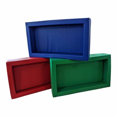 3 Stück Weichschaumbettchen inkl. Matratze, 128x72x25cm, Made in Germany