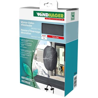 Winter-Deko-Vlieshaube Protect XXL 140x200cm