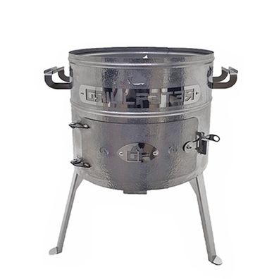 Utschak Aidos Edelstahl 1,5mm geriffelt für Kazan 8-10 Liter Uchag D36 cm