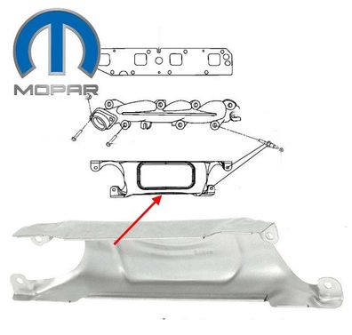 Hitzeschild rechts oder links (Krümmer) RAM 1500 (Gen.5)