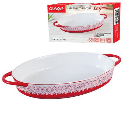 Auflaufform aus Keramik Sarjana 1 L oval