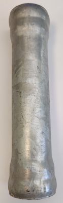 LORO-X Stahlrohr Doppelmuffe 56 mm x DN 40 L= 250 mm