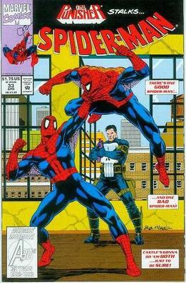 Spiderman # 33 (Bob McLeod, guest: Punisher) (USA, 1993)