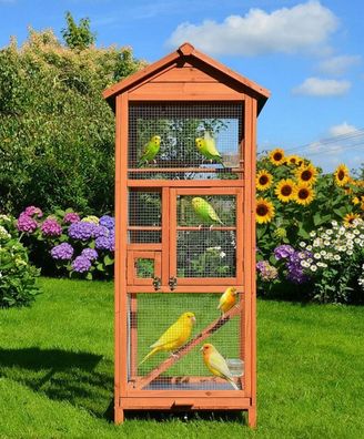 Voliere Vogelvoliere Voliere Vogelkäfig Käfig Vogelhaus M 305