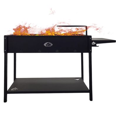 Mangal Batyr XL Schaschlikgrill 100cm mit Ablage und Topfhalter