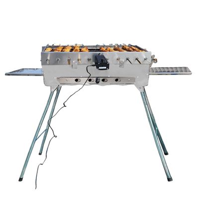 Mangal Astana mit Drehspießregler 11 Spieße 230V Alumotor