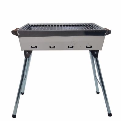 Mangal Grill Riga Edelstahl Campinggrill mit Klappbeinen Anglergrill Festivalgrill