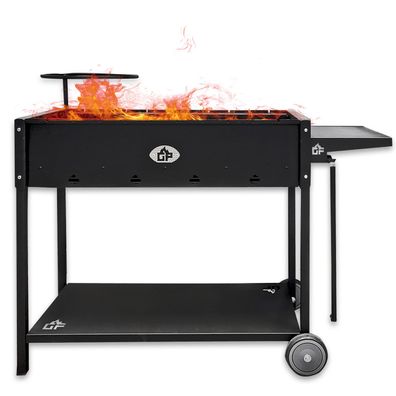 Mangal Batyr 80 Schaschlikgrill mit Ablage und Topfhalter