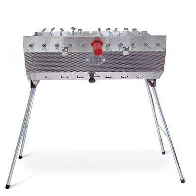 Mangal Set Taschkent Schaschlikgrill mit 11er Drehspieß Spieße Motor