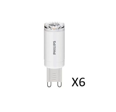 6 Stück Philips LED G9 2,5W(25W) 827 204lm