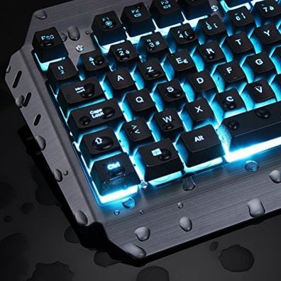KLIM Lightning Hybrid Halbmechanisches Gaming Tastatur FR-Layout