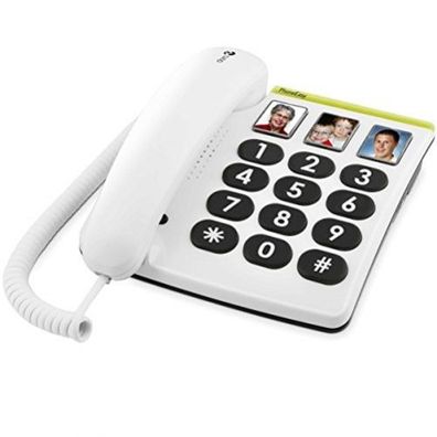 DORO PhoneEasy 331ph Analoges Telefon Weiß