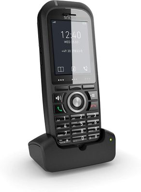 Snom M70 IP DECT 0004423 Robust Handset VoIP SIP Bluetooth Alarm Key Vibration