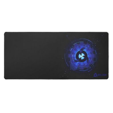 KLIM Mousepad XL Soft Gaming Mauspad 900x400x4mm schwarz, blau