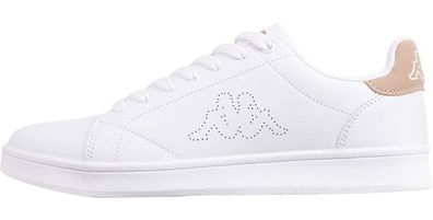 Kappa Unisex Sneaker mit buntem Fersendetail 243049