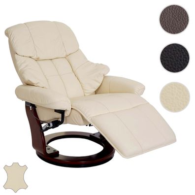 MCA Relaxsessel Calgary 2, Fernsehsessel Sessel, Echtleder 150kg belastbar