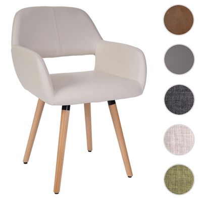 Esszimmerstuhl HWC-A50 II, Stuhl Küchenstuhl, Retro 50er Jahre Design