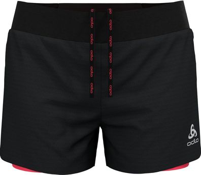 Odlo Damen 2-In-1 Shorts Zeroweight 3 Inch 322561