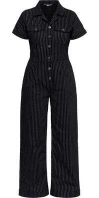 Queen Kerosin Damen Pinstripe Retro Overall QKU48001