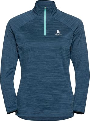 Odlo Damen Mid Layer 1/2 Zip Run Easy Warm 313261