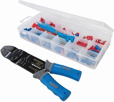Silverline Elektriker-Werkzeuge Crimpwerkzeug, 271-tlg. Satz 220 mm