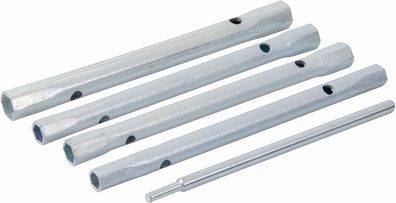 Silverline Klempnerwerkzeuge Monobloc-Steckschlüssel, 5-tlg. Satz 8/9, 9/11,