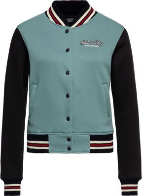 Queen Kerosin Damen College Sweat Jacket " Built It Up" QKI34002