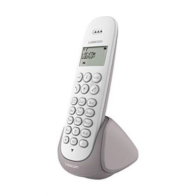 Logicom Aura 150 Solo Tu00e9lu00e9phone Sans Fil Sans Ru00e9pondeur Taupe