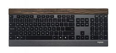 Rapoo E9260 kabellose Ultraflache Multi-Mode Bluetooth Tastatur DE-Layout