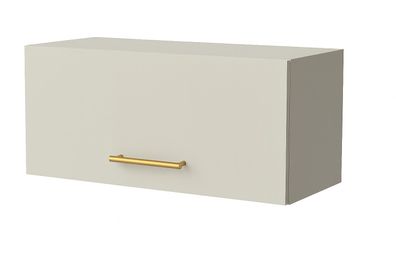 Klapphängeschrank 80cm Weiß Matt Küchenschrank SOFT CLOSE flach