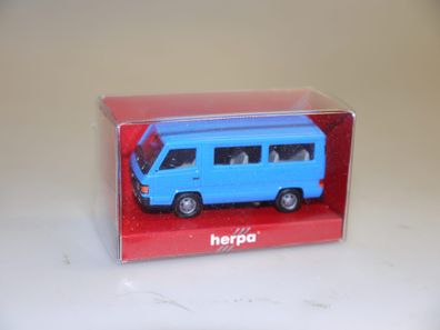 1:87 Herpa MB 100 D 4092/040921 Bus blau - neu!