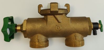 BWT Anschluss-Armatur Multiblock E Modul mit Probeentnahmehahn 51970 Messing