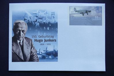 Bund Sonderumschlag MiNr. 2672 Uso 173 - Hugo Junkers - postfrisch** (GB 2004)