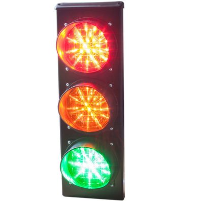 Verkehrsampel rot-gelb-grün LED - 230V