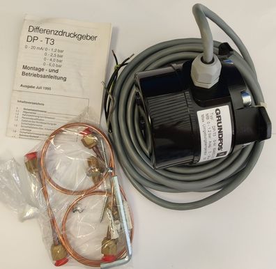 Grundfos Differenzdruckgeber DP-T3/12 0-1,2 bar 0-20 mA 605020
