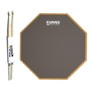 Evans RF-6GM 6 Übungspad mit Sticks