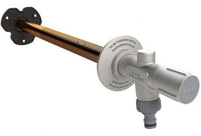 Kemper Frostsicheres Außenwandventil Frosti-Plus Rotguss Wandstärke 150-415mm